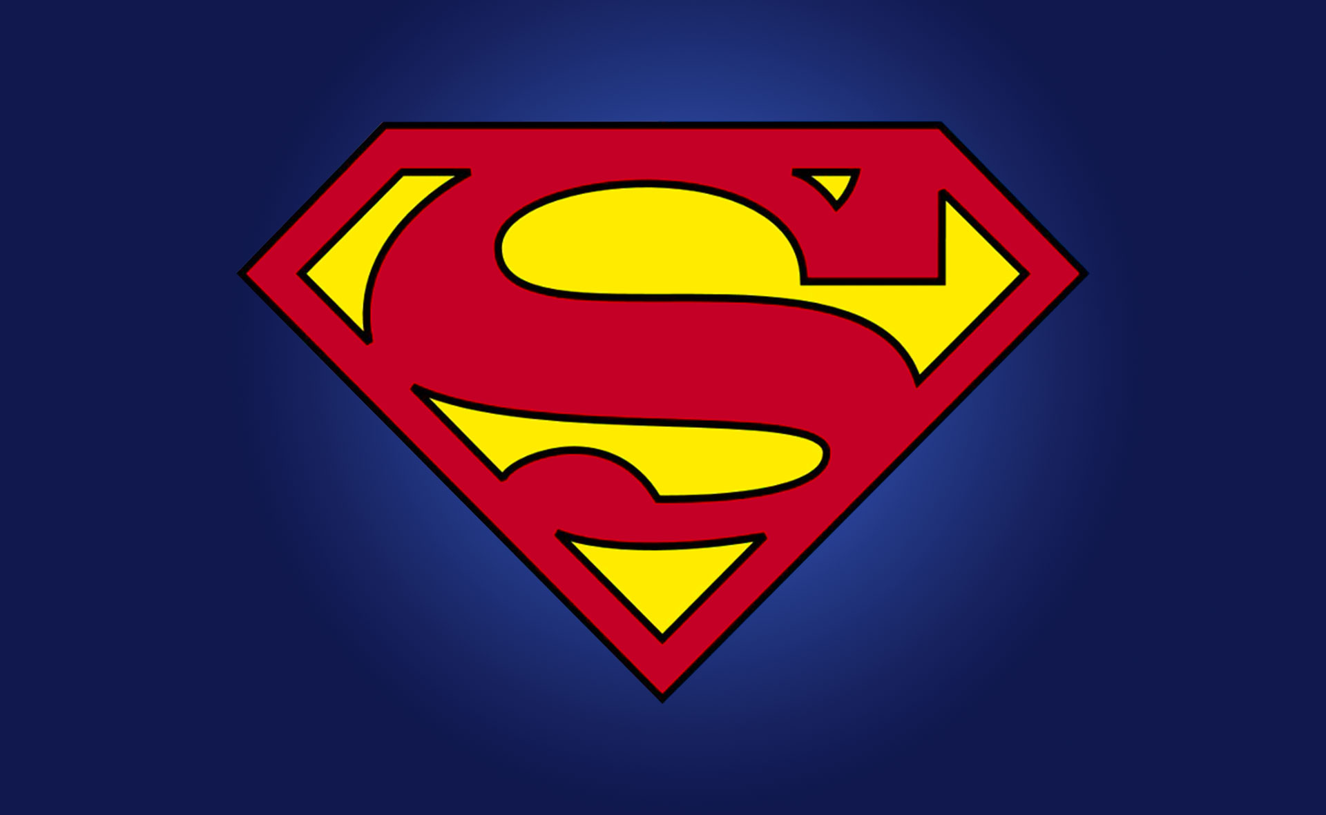 Superman S Logo, Christopher Reeve Movie Era, 1970s and 80s