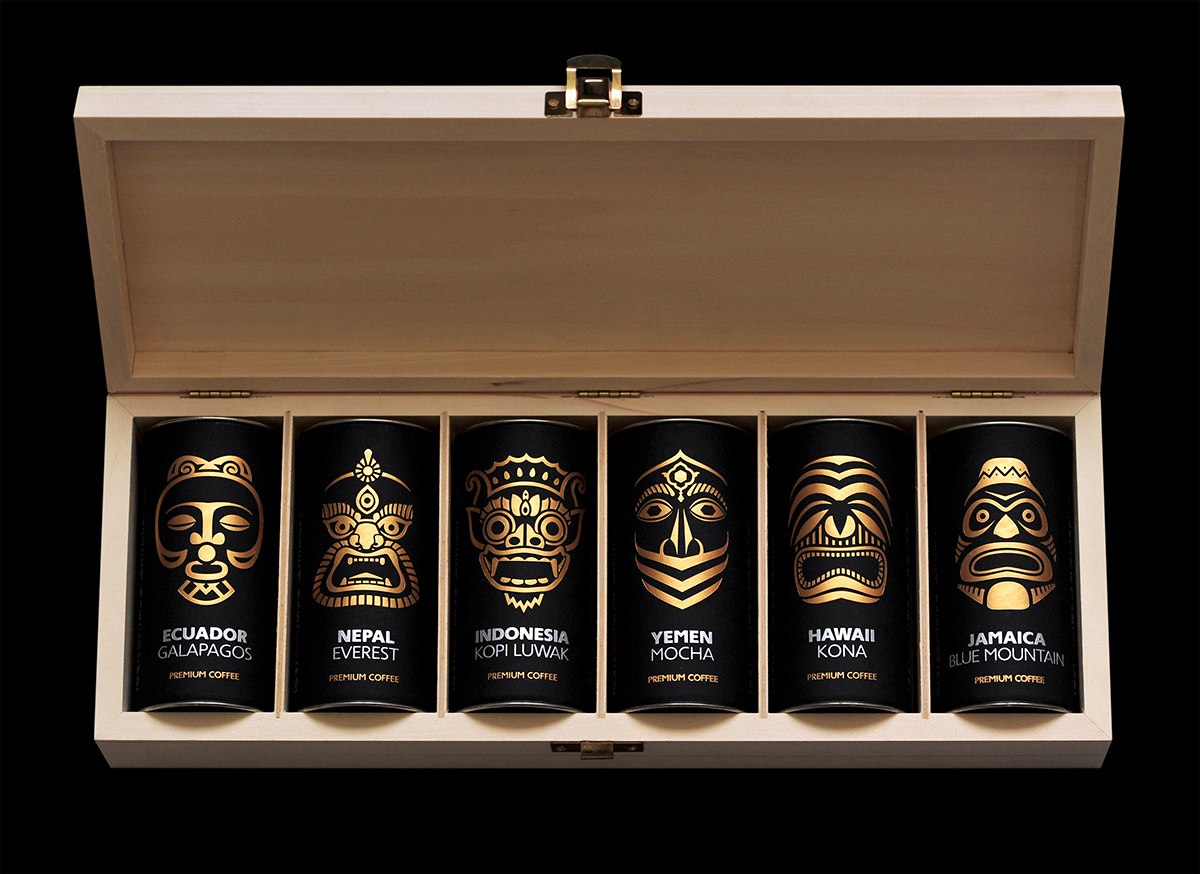 Paradise. Gourmet-club Exotic Coffee Collection by Aremov Artel Design Studio